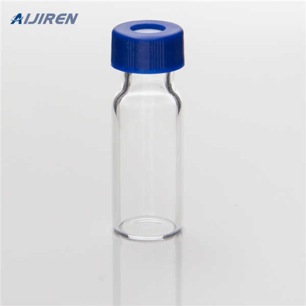 amber glass HPLC glass vials pre-slit septa